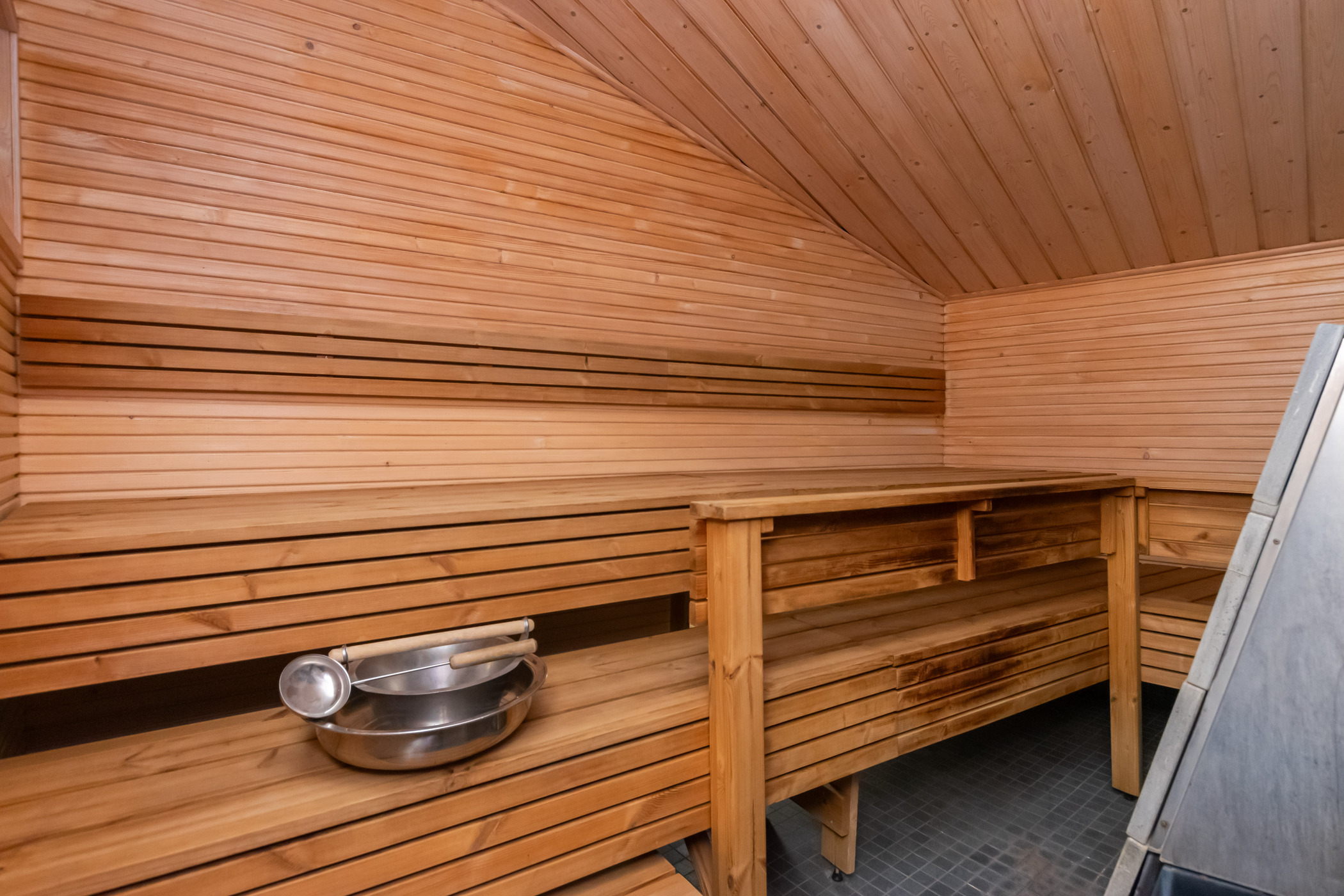 Rantahuvilan sauna