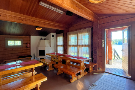 Vilpolassa on hyvä viettää aikaa isommallakin porukalla.